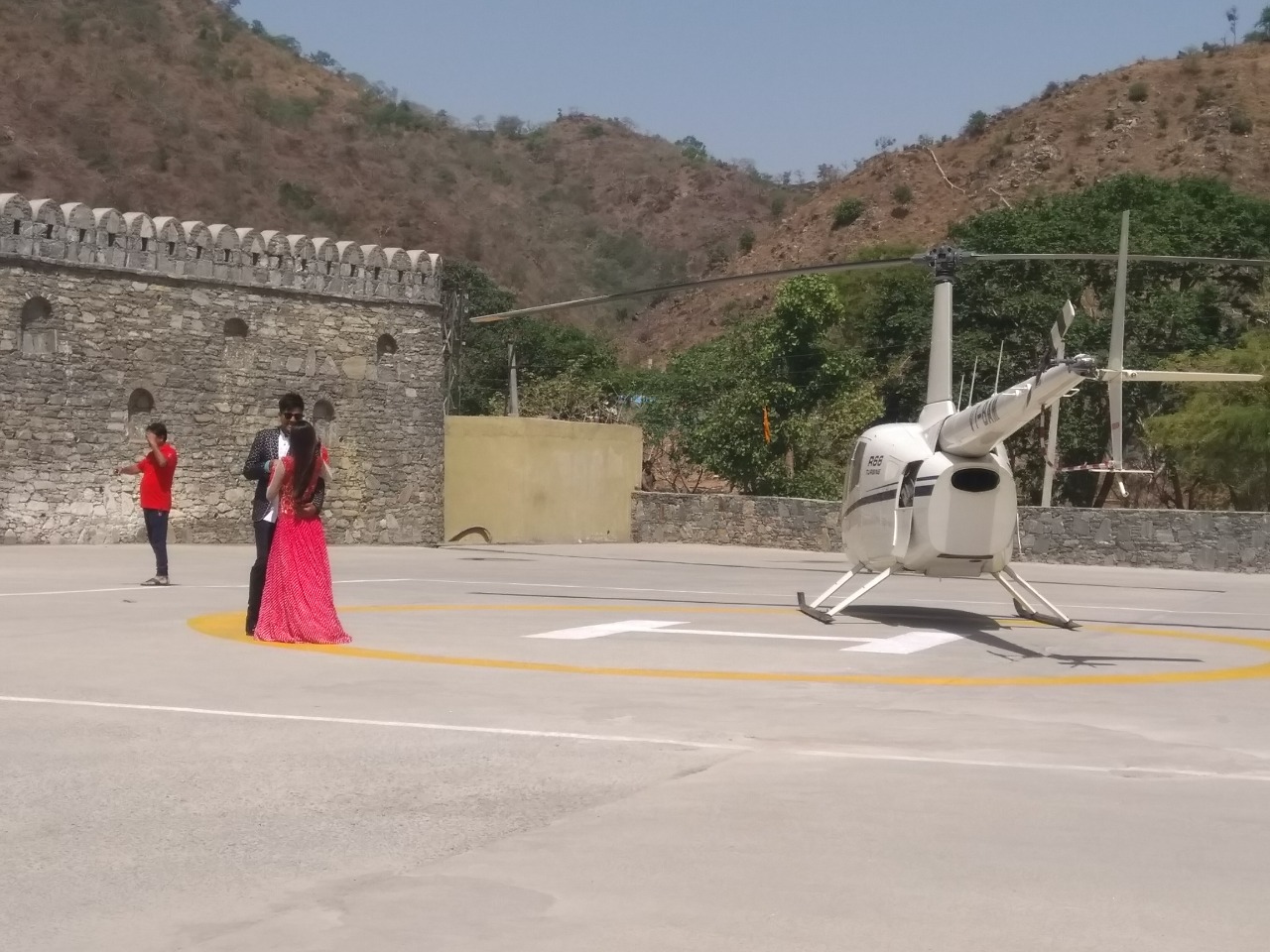 Experience  Helicopter Joy Rides Udaipur  Rajasthan